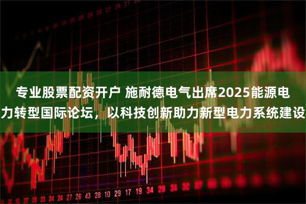 专业股票配资开户 施耐德电气出席2025能源电力转型国际论坛，以科技创新助力新型电力系统建设